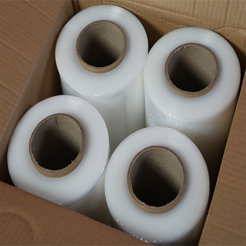 缠绕膜大量手用打包q拉伸膜托盘捆包pe塑料薄膜拉伸缠绕膜