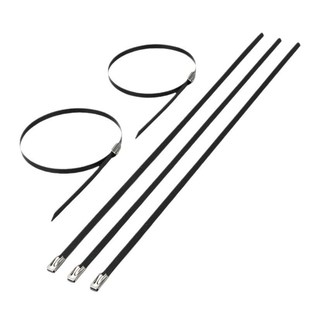 自锁式 316喷塑不锈钢扎带 10mPm 7.9 船用绑扎带 金属绑扎带4.6