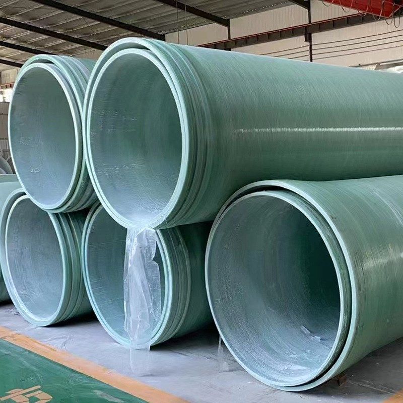 玻璃钢废气收集管道 FRP通风管道 化工喷淋脱硫T管道 地埋排水管