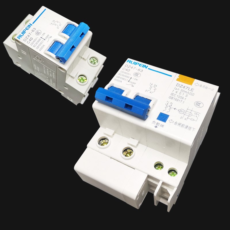 生产2P漏电保护器漏保开关DZx47LE活动房用微型漏保总闸漏电开关