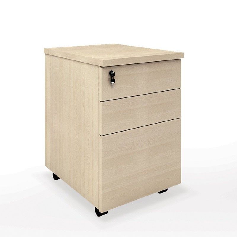 办公文件柜三g抽矮柜厂家直销桌底带轮活动柜带锁办公组合柜