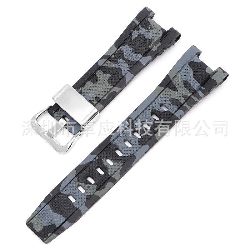 代用咔西欧表带GST-W300/GST-S110/S100G/GST-W110/W1X00G树脂表