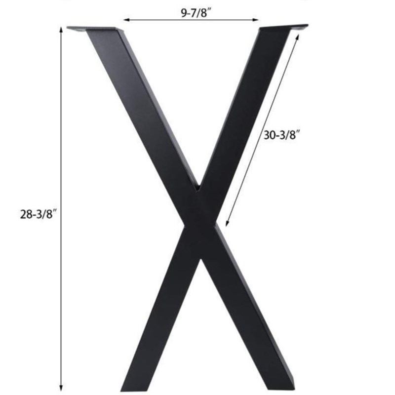 创意铁艺桌腿桌子腿支架时u尚桌脚书桌支架餐桌餐台餐厅五金家具