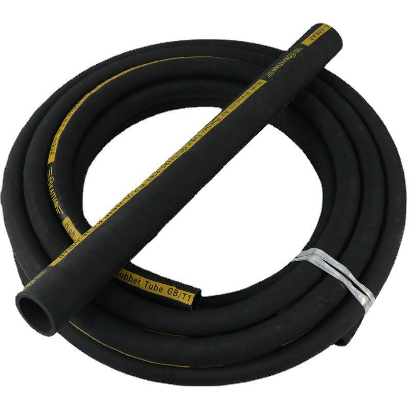 高压橡胶管耐油输水管钢丝编织高压油管蒸汽管S液压橡胶软管皮管