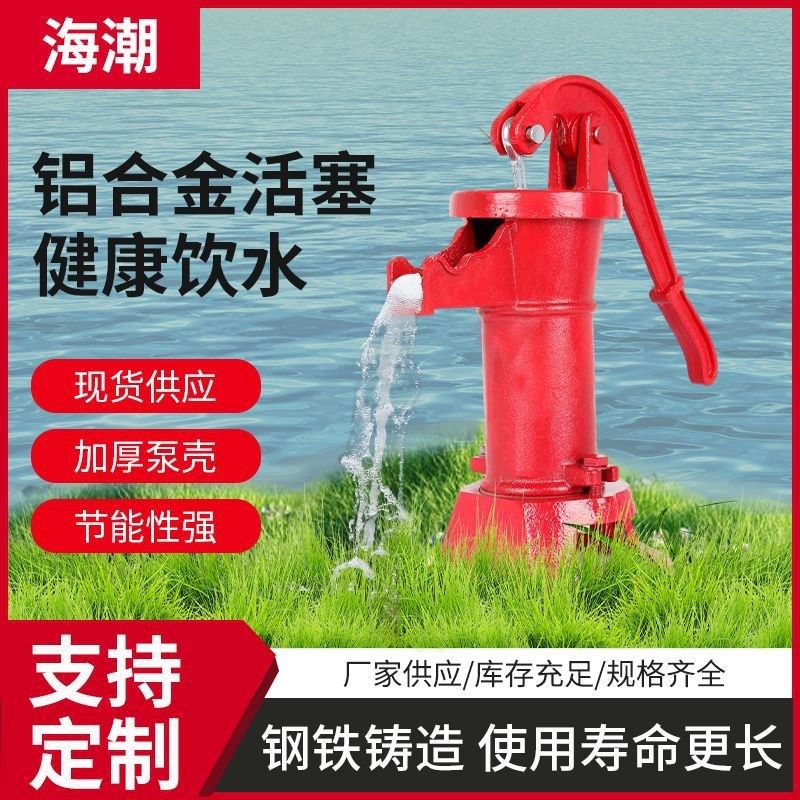 PITCHER PUMP美国t二号泵手压水泵铸铁老式抽水机手动摇水泵水井