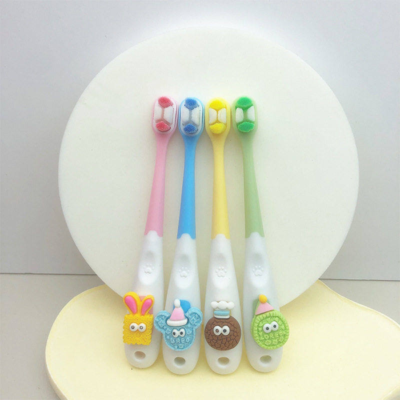 儿童万毛牙刷软毛3-6-12岁小孩超细柔软小头卡通手动组合牙刷,洗护清洁剂/卫生巾/纸/香薰,旅行牙刷,淘宝优惠券,粉丝福利购,淘宝优惠卷