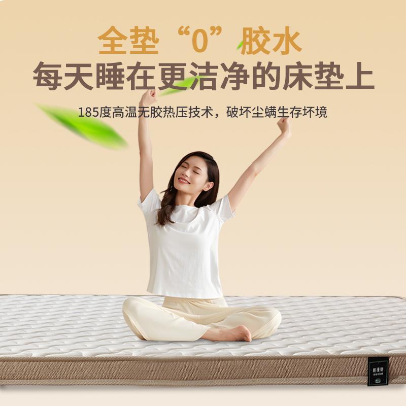 4I天然棕床垫子加硬纯垫349椰粽榈护脊腰儿0家用童软乳胶1公分单
