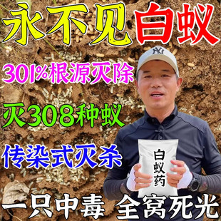 白蚁药农用菜地无毒一窝端白蚁防治专用药强效毁巢灵特效灭蚁粉剂