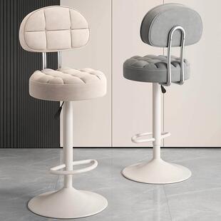 美容院专用升降滑轮美发大工凳家用化妆圆凳美甲靠背椅子滑动凳子