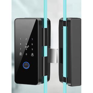 【欧斯卡盾】玻璃门智能锁密码锁木门铁门包边门电子指纹锁免开孔
