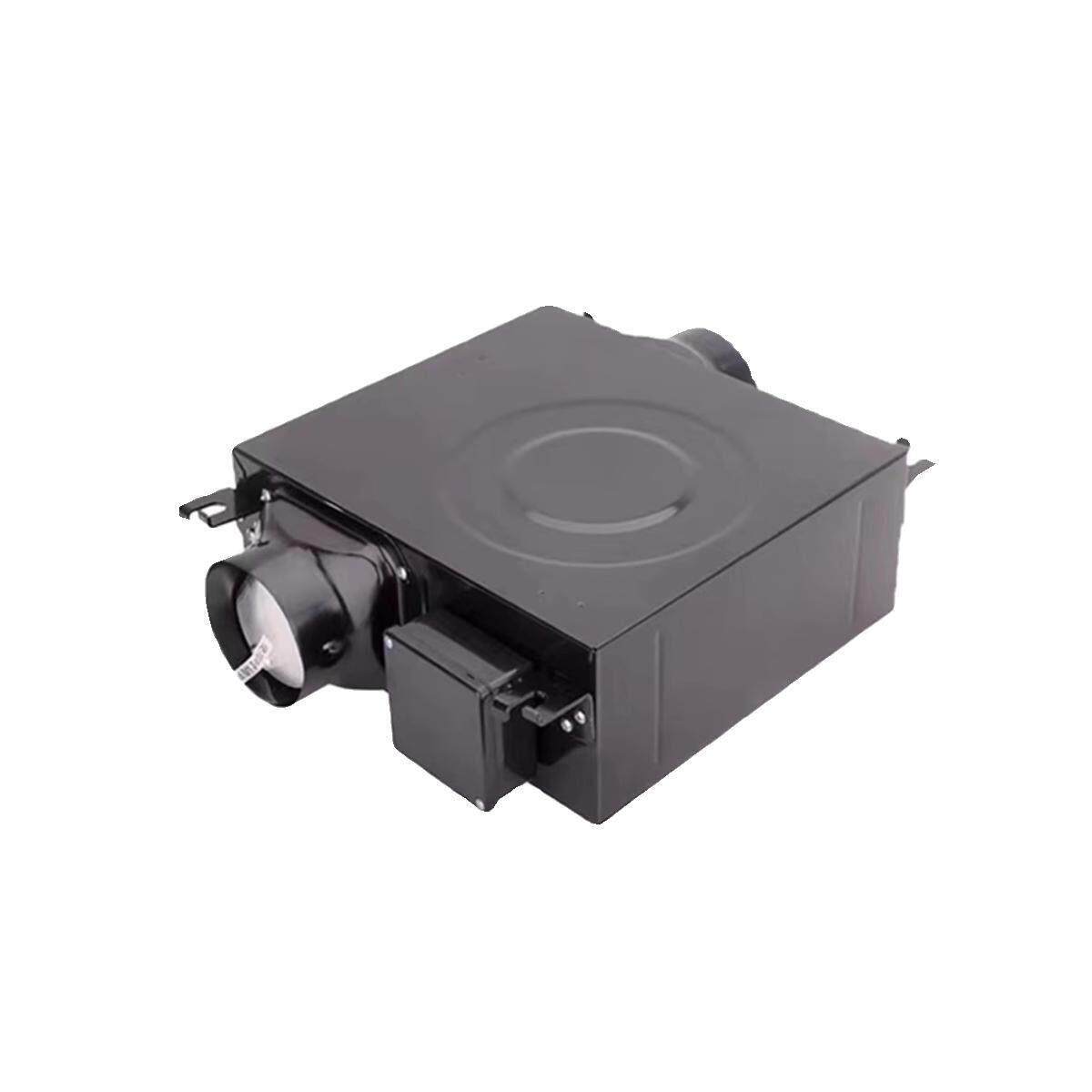 绿岛风管道风机强力静音超薄单向流新风机商用一拖二排气扇抽风机