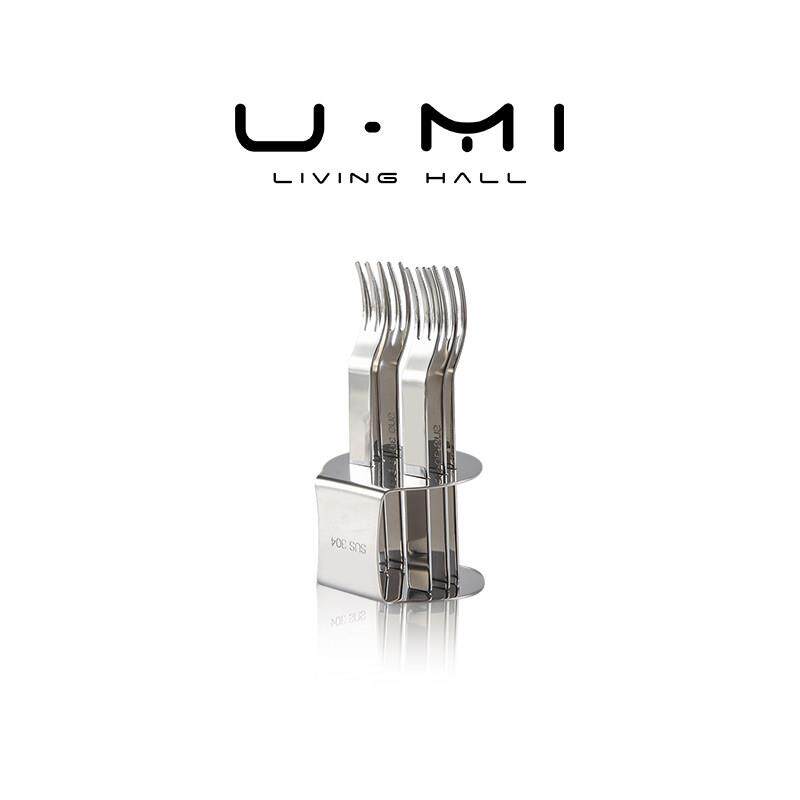 U Mi LIVING · 本夏 | 水果叉套装不锈钢可爱陶瓷叉罐蛋糕水果签