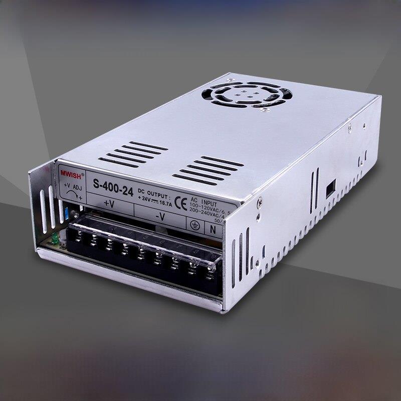 明威220至24V/12V直流开关电源15V监控S-400W-48变压器Dc36V5V33A