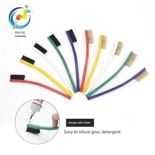 牙刷鞋厂刷胶水牙刷机械清洁牙刷工业牙刷黑毛刷毛刷软毛