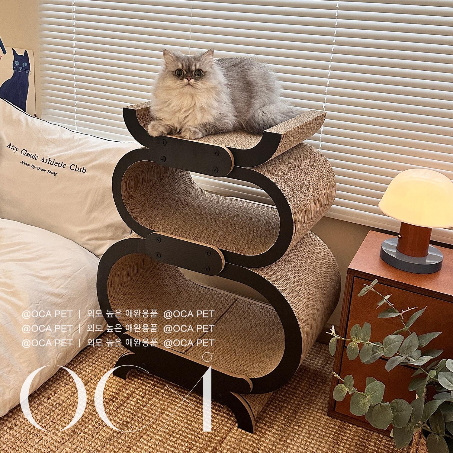 OCA葫芦多层特大号猫抓板猫窝一体瓦楞纸耐抓耐磨猫爬架猫抓窝图片