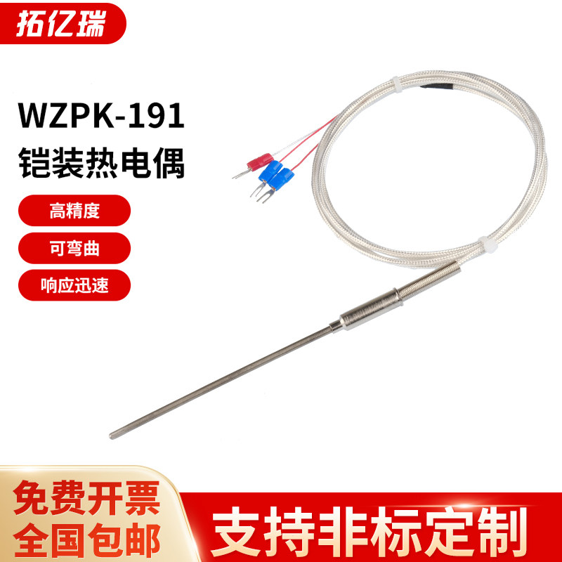 K型铠装热电阻WZPK-191热电阻
