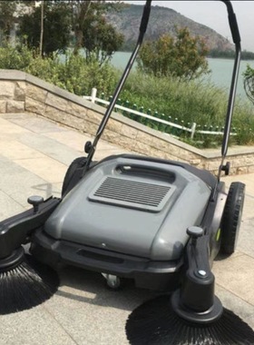 小型手推灰色低天窗款扫地机 清扫干净抑尘高天窗款扫地车