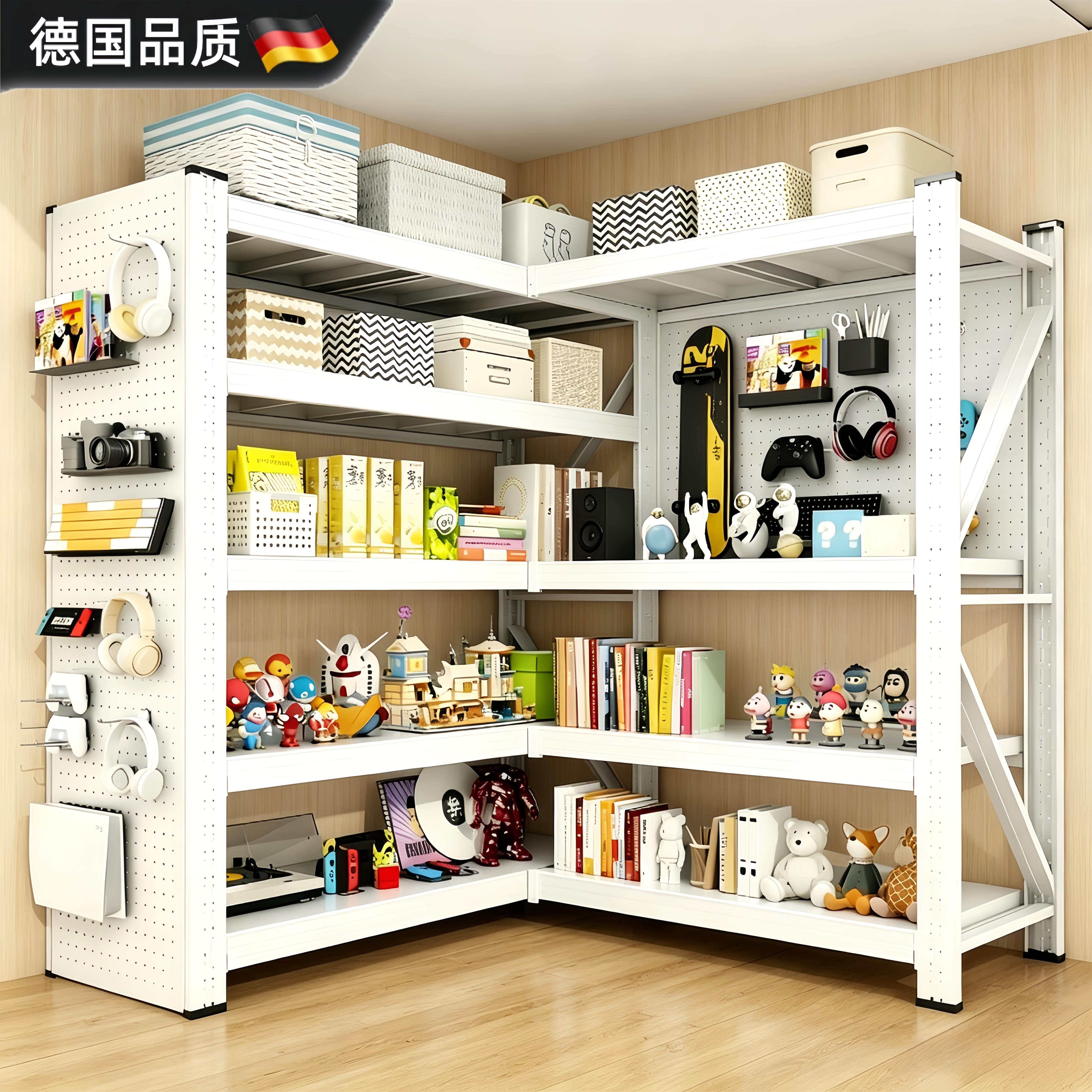 仓储重型货架超市快递展示架置物架家用储物车库仓库储物间收纳架