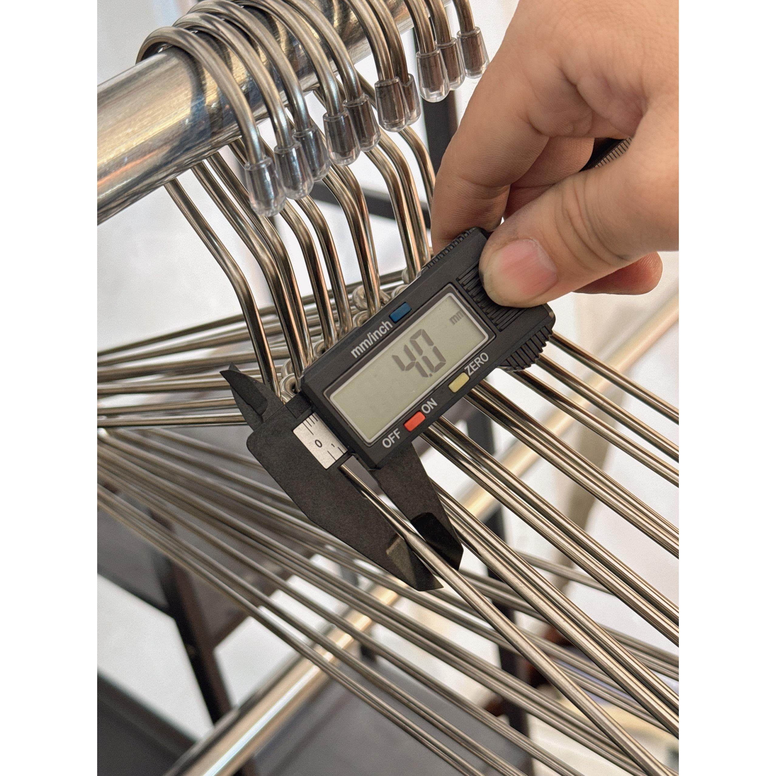 44长混装凹槽款10个（4.0粗5个3.5粗5个）304不锈钢防锈防腐衣架,收纳整理,金属衣架,淘宝优惠券,粉丝福利购,淘宝优惠卷