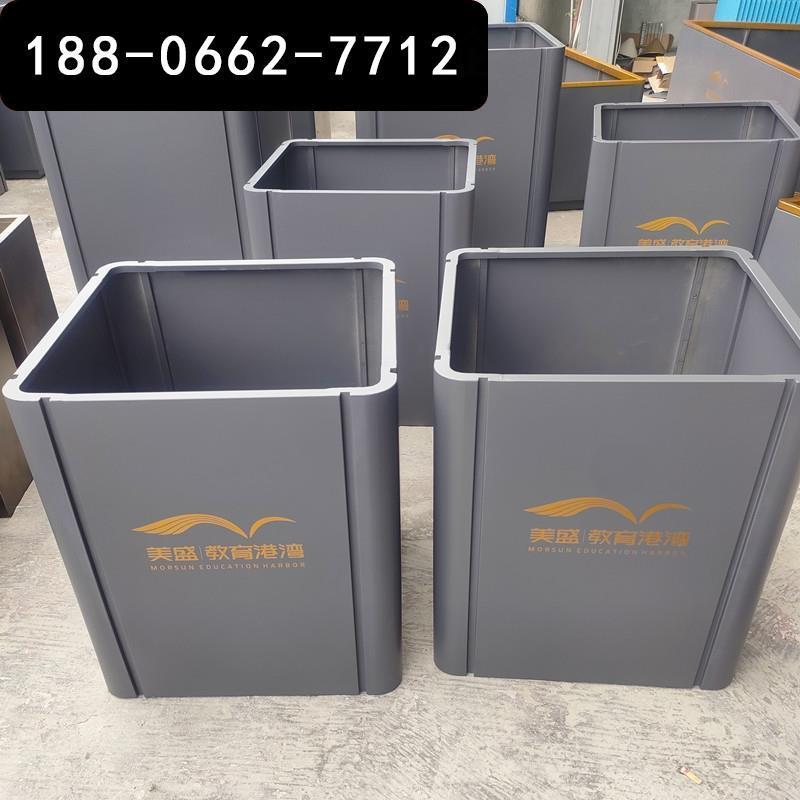 户外成品花箱组合不锈钢定制广场售楼部花坛种植箱商业街花槽围栏