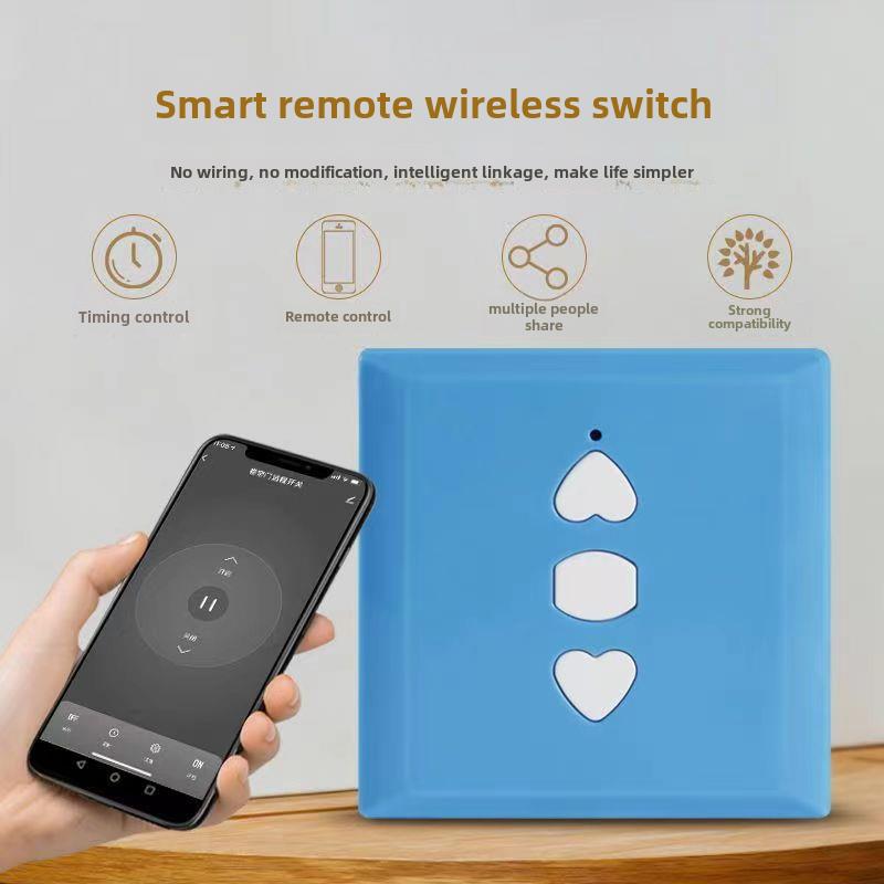 涂鸦全频wifi远程遥控卷闸卷帘伸缩双开车库翻版门遥控拷贝器