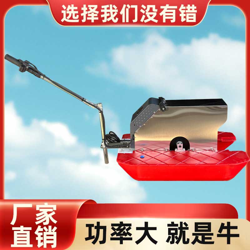 虾塘水推进器48V明轮拨水推进器虾塘船用12v24V船外机电动水推进