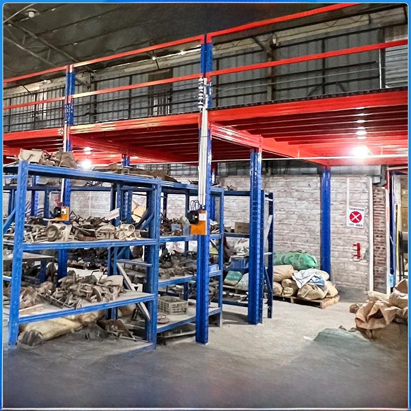 阁楼平台货架重型加厚钢结构可拆卸两层仓库隔间国家定制