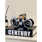 创意自动翻页时钟覆古钟表客厅座钟摆件机械时钟桌面装 饰摆钟座钟