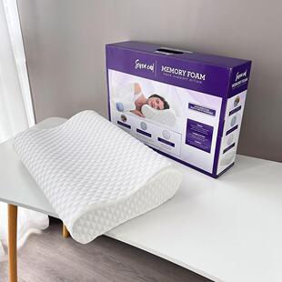 真舒服!深度睡眠!符合人体工程学的侧枕背枕减压支撑反弹记忆泡沫
