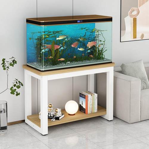 鱼缸架子鱼缸桌子底柜底座小型金属铁艺水簇箱底架客厅钢木架桌子