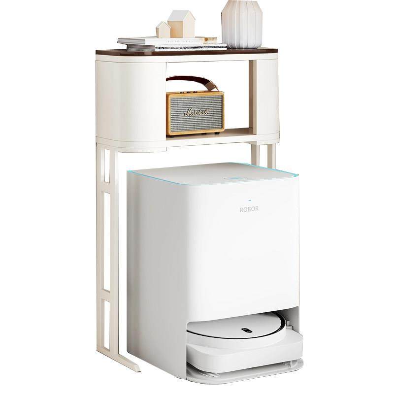 扫地机器人置物架收纳架猫沙盘石头沙发边几通用型基站架上方柜子