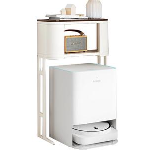 扫地机器人置物架收纳架猫沙盘石头沙发边几通用型基站架上方柜子