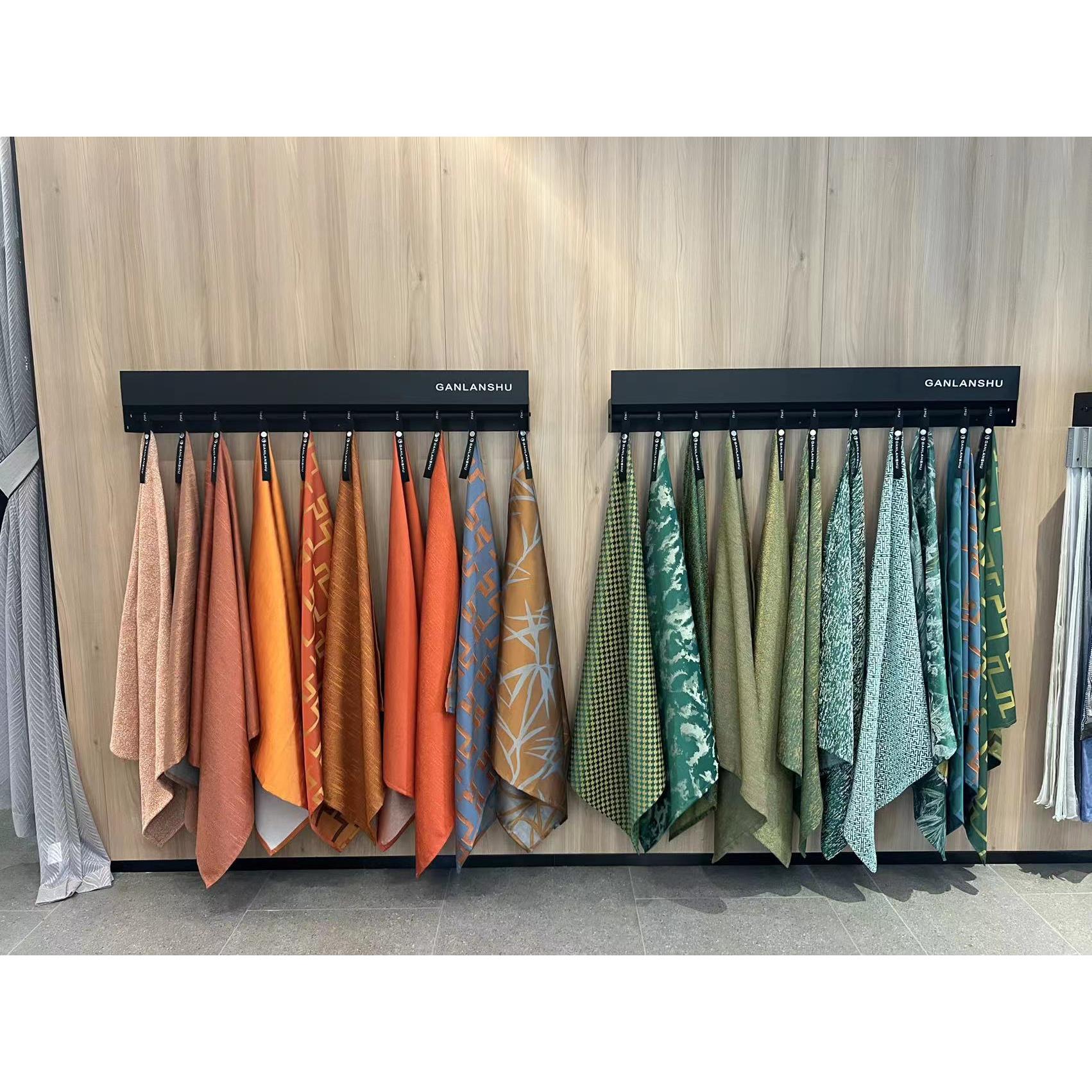 布料样品展示架双面皮革面料样板陈列架子家纺店展架样布吊卡货架