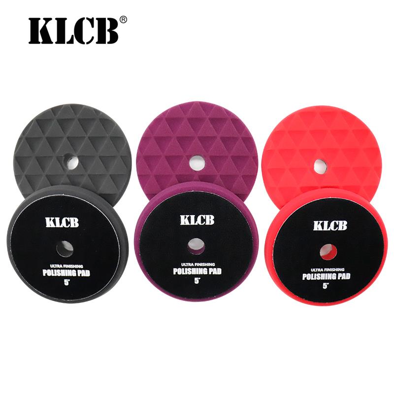 KLCB苛力抛光机海绵盘5寸自粘盘汽车美容工具车漆画痕修覆打磨盘