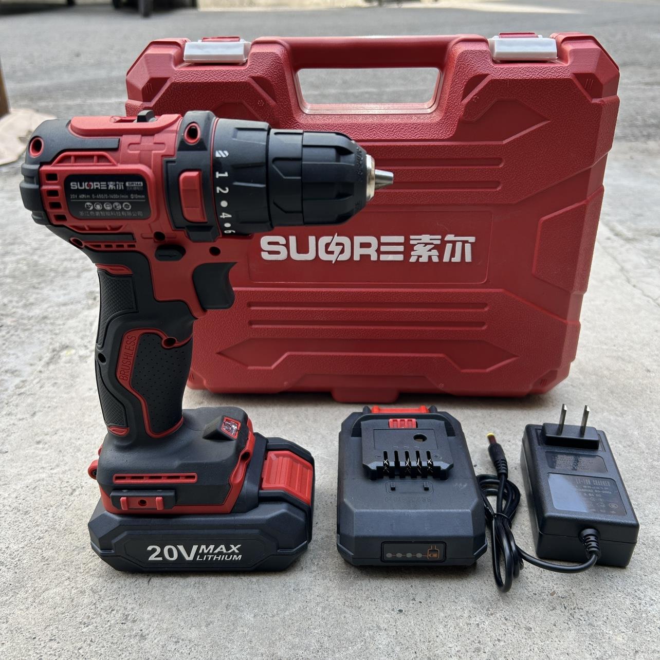 奇磨索尔充电电钻无刷电钻充电式无线 线大功率工业级家用小型SR1