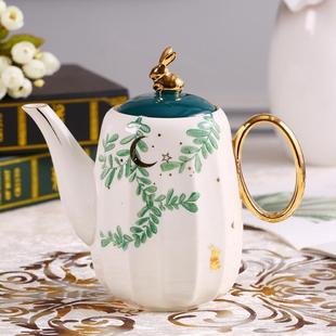 北欧陶瓷茶具套装 凉水壶茶杯下午茶 水杯家用套装 客厅杯子水具欧式