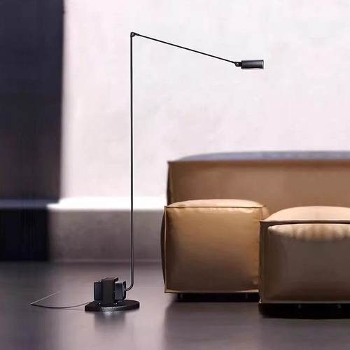 意大利Lumina Daphine马达摇臂落地灯复古客厅中古工业风沙发灯具