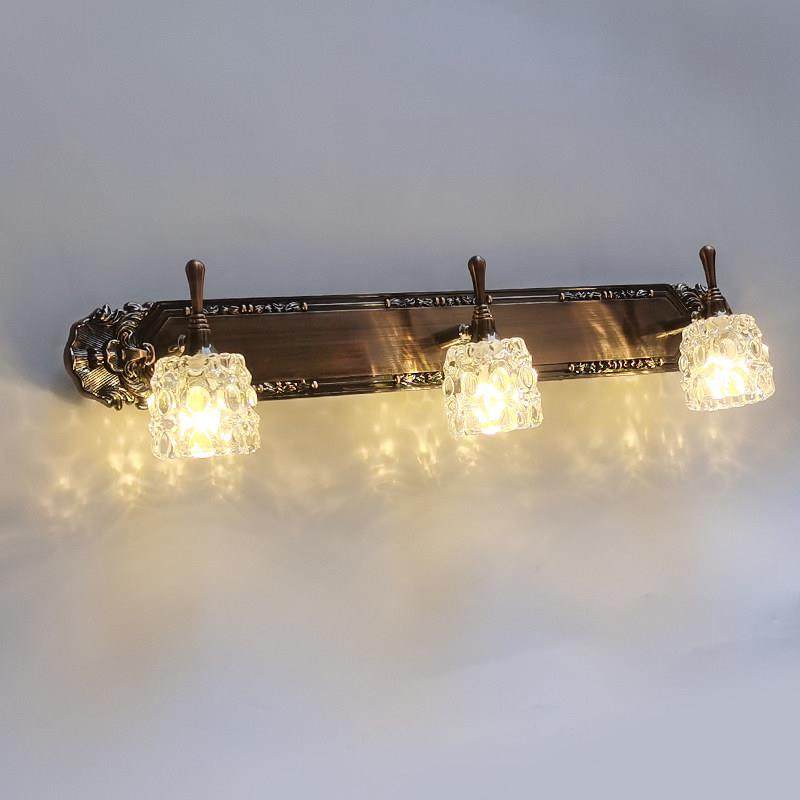 镜前灯led卫生间浴室镜柜灯梳妆台化妆镜补光灯厕所红古可免打孔