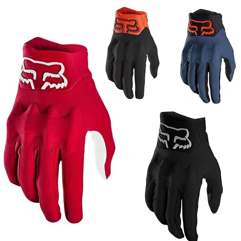 22fox狐狸头可触屏新款轻薄D3o骑行摩托车越野骑行手套户外运动