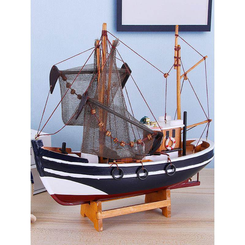 采购产品渔船帆船模型船装饰品渔船实木船地中海家庭办公室装饰礼,家居饰品,工艺船,淘宝优惠券,粉丝福利购,淘宝优惠卷