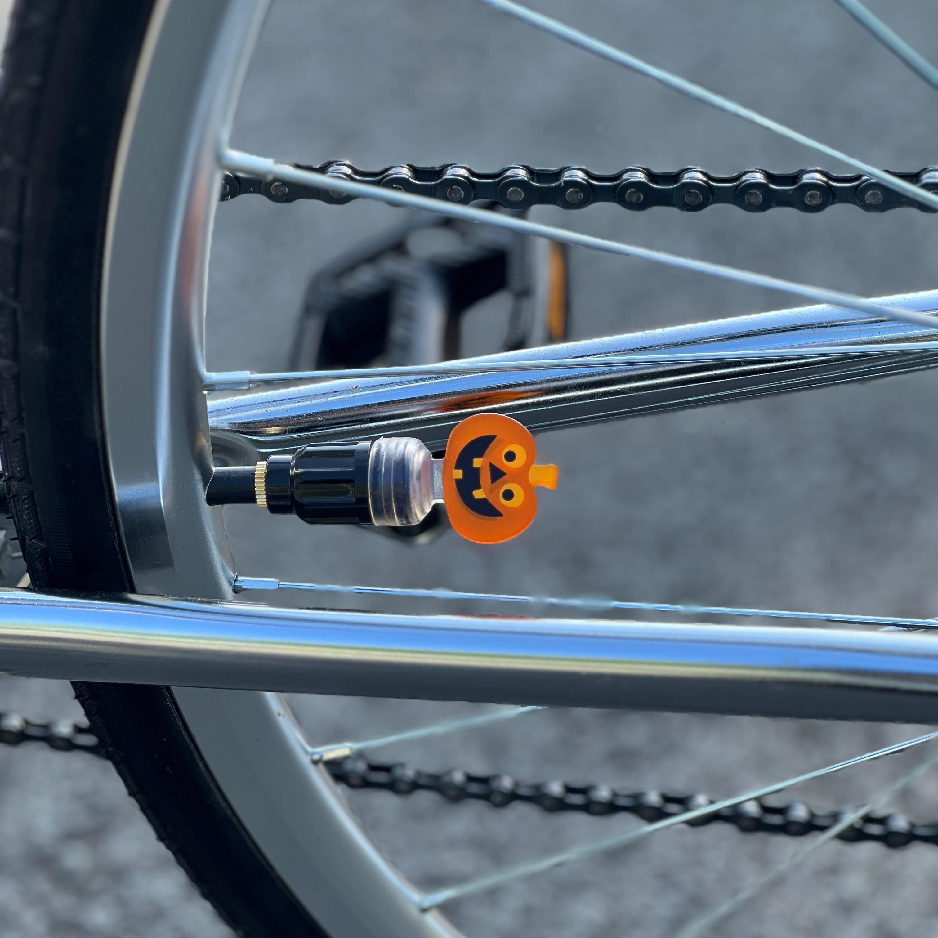 自行车南瓜灯气帽夜视发光气门芯气嘴灯自行车夜骑装备灯儿童车灯