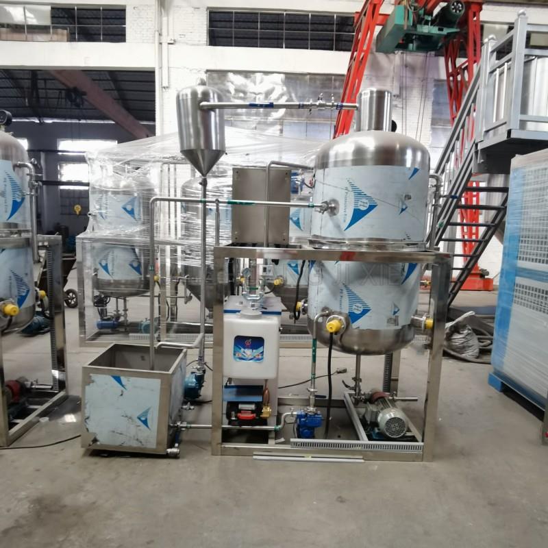 不锈钢精 棕榈毛油色精炼EFQ机 食用油色脱脱渣除臭炼脱油炼设备
