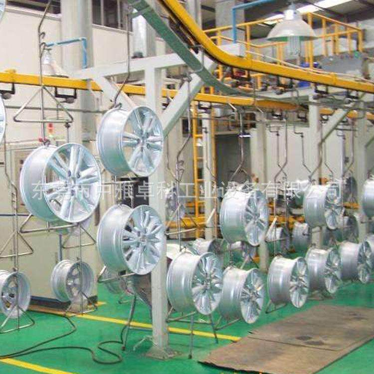 汽非标自动化车轮毂流zk-235水 汽车喷涂生产线流水线线 自动喷产