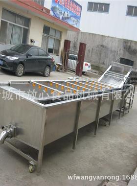 自动蔬菜FX-600清机价格  豌豆清洗机洗厂家气泡式果蔬全线