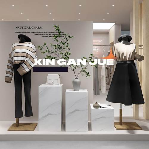 底座增高展示台仿大理石木制烤漆展示台定制高端烤漆方形白色木质