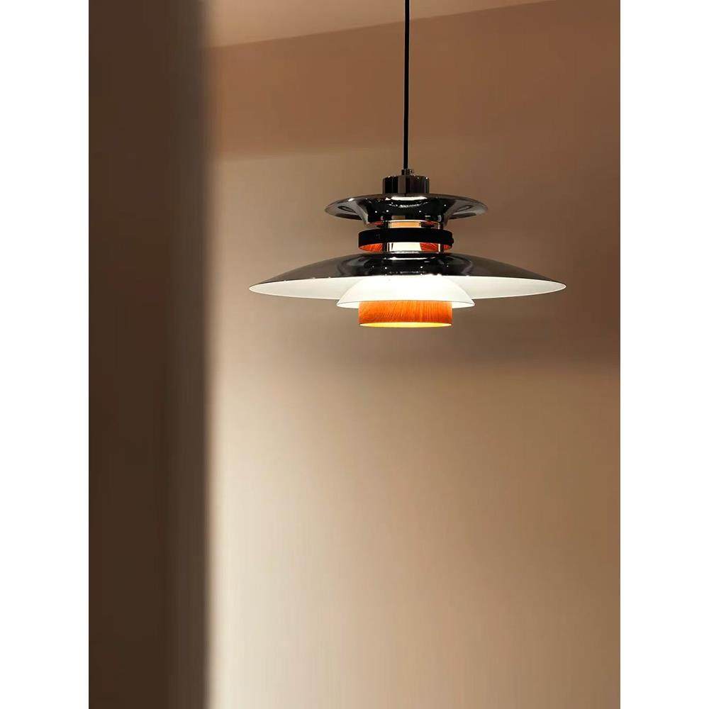 中古餐厅灯包豪斯咖啡厅吧台岛台灯复古胡桃木纹餐桌ph5飞碟吊灯,家装灯饰光源,餐厅吊灯,淘宝优惠券,粉丝福利购,淘宝优惠卷