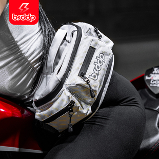 摩托车骑行腰包机车包休闲摩旅反光骑士包大容量防泼水快拆斜挎包