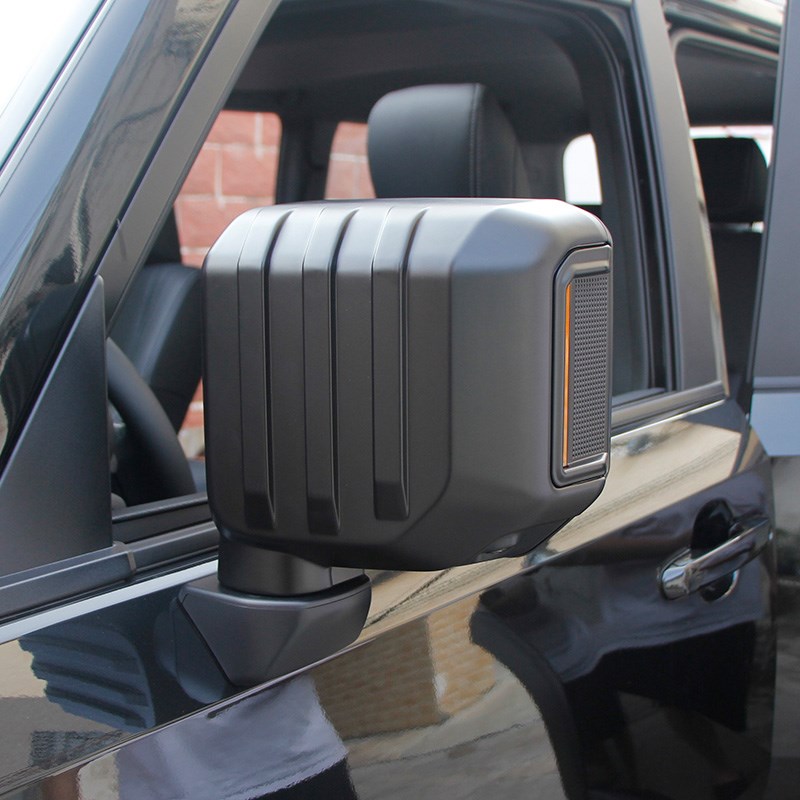 适用于2024款丰田普拉多后视镜盖霸道LC250倒车镜保护罩改装配件