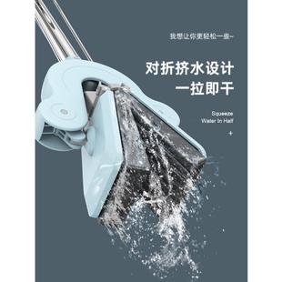 海绵拖把免手洗家用平板对折干湿两用大号一拖布胶棉吸水挤水拖净