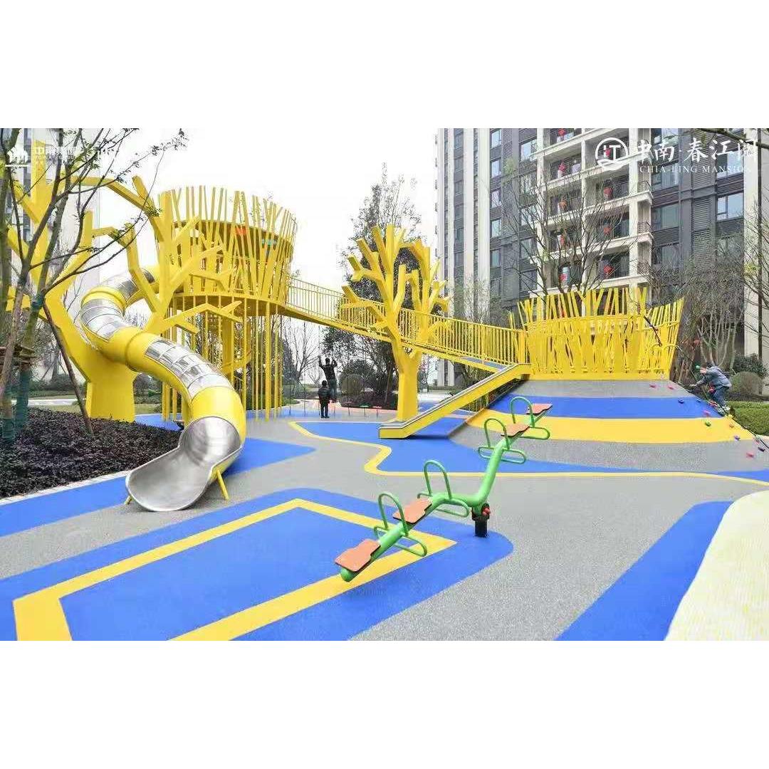 户外非标定制游乐设备 不锈钢景观造型滑梯 小区公园儿童游乐设施图片